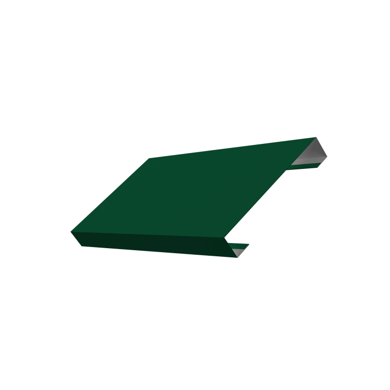 Ламель лицевая 125 забора жалюзи Texas 0,5 Satin Matt RAL 6005 зеленый мох