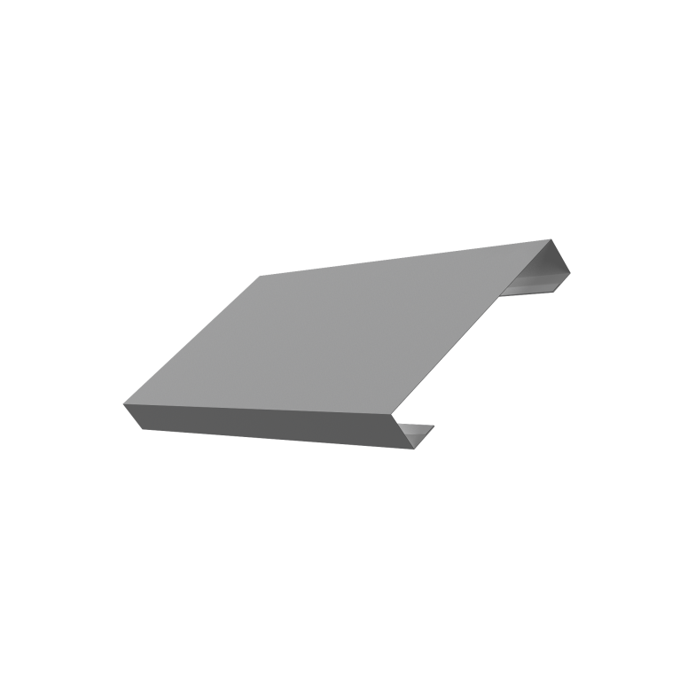 Ламель лицевая 125 забора жалюзи Texas 0,5 Satin RAL 9006 бело-алюминиевый