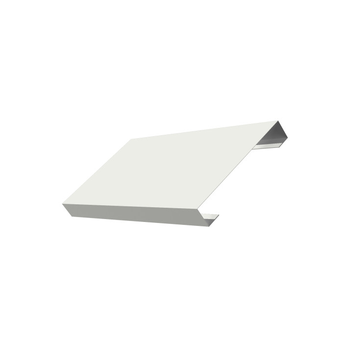 Ламель лицевая 125 жалюзи Texas 0,45 Drap RAL 9003 сигнальный белый