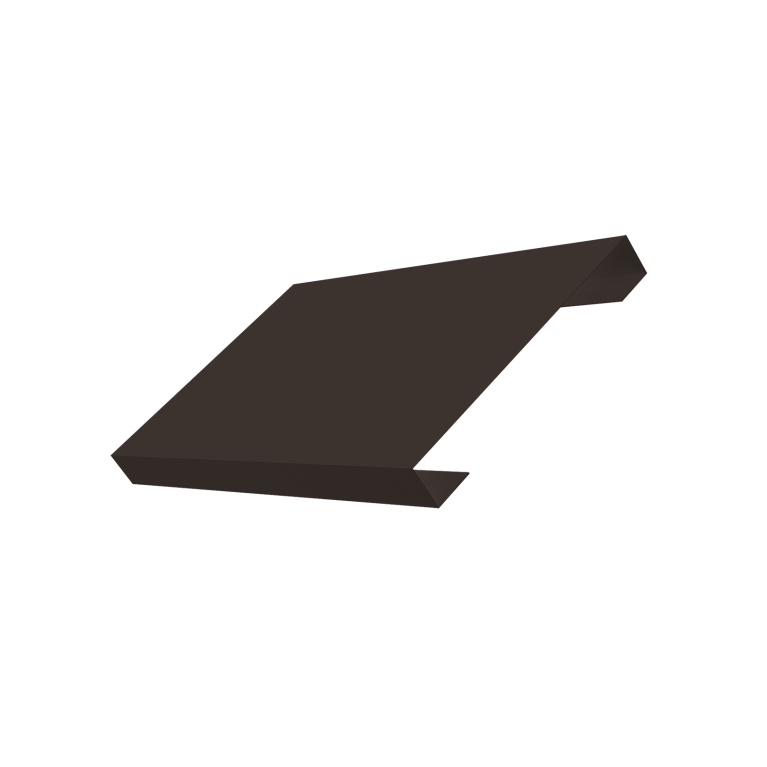 Ламель лицевая 150 забора жалюзи Texas 0,45 Drap-double TX RR 32 темно-коричневый