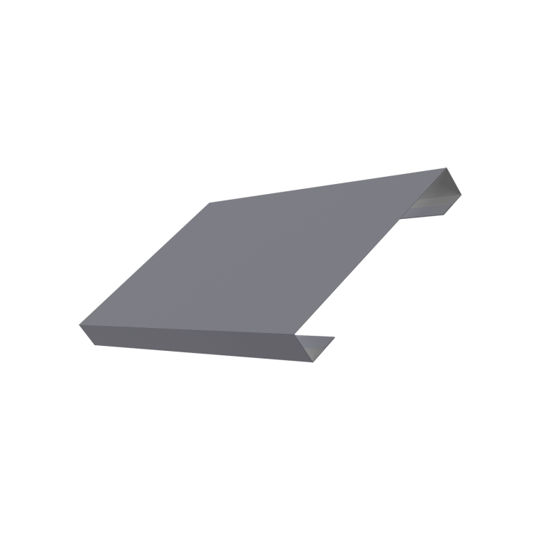 Ламель лицевая 150 забора жалюзи Texas 0,45 Drap TX RAL 7004 сигнальный серый