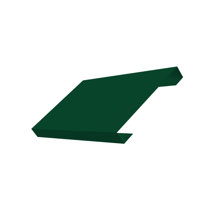 Ламель лицевая 150 забора жалюзи Texas 0,45 PE-Double RAL 6005 зеленый мох