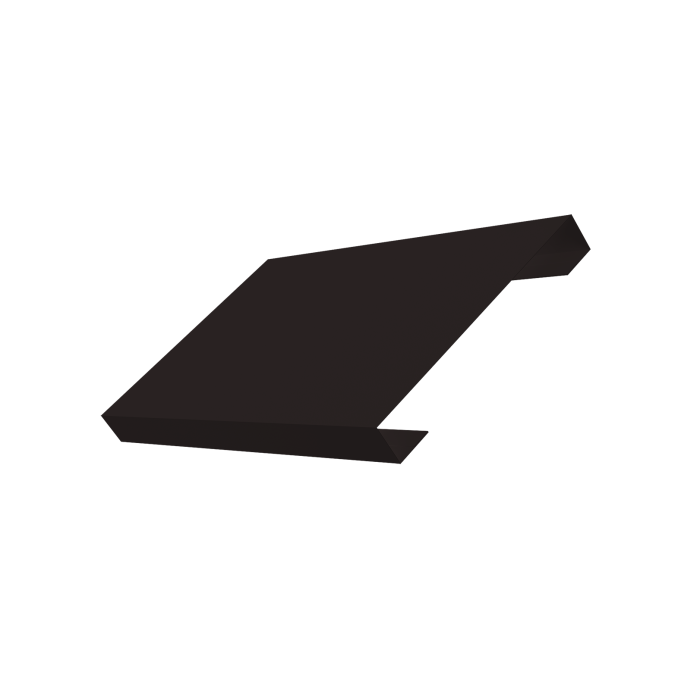 Ламель лицевая 150 забора жалюзи Texas 0,45 PE-Double RAL 9005 черный