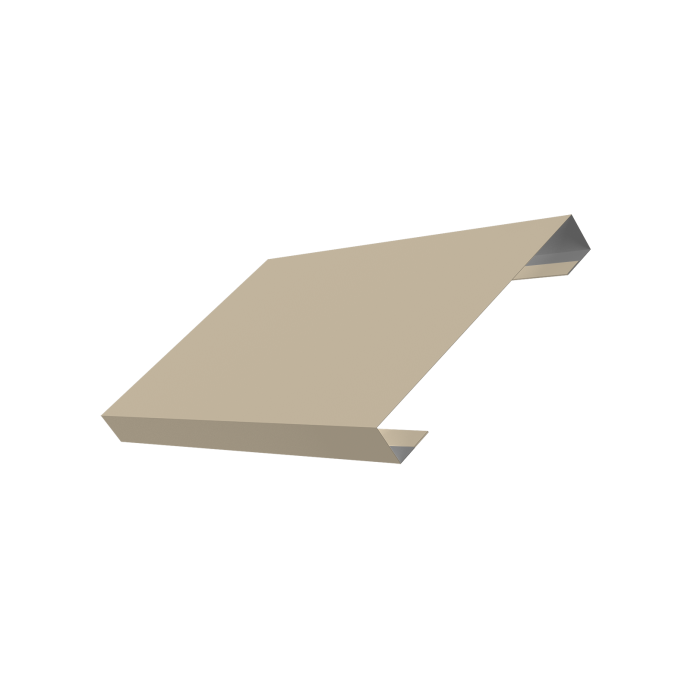 Ламель лицевая 150 забора жалюзи Texas 0,45 PE RAL 1015 светлая слоновая кость