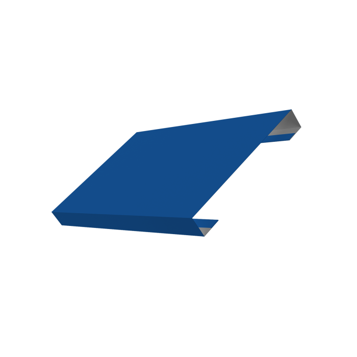 Ламель лицевая 150 забора жалюзи Texas 0,45 PE RAL 5005 сигнальный синий