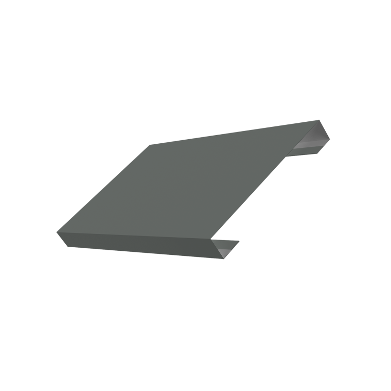 Ламель лицевая 150 забора жалюзи Texas 0,45 PE RAL 7005 мышино-серый