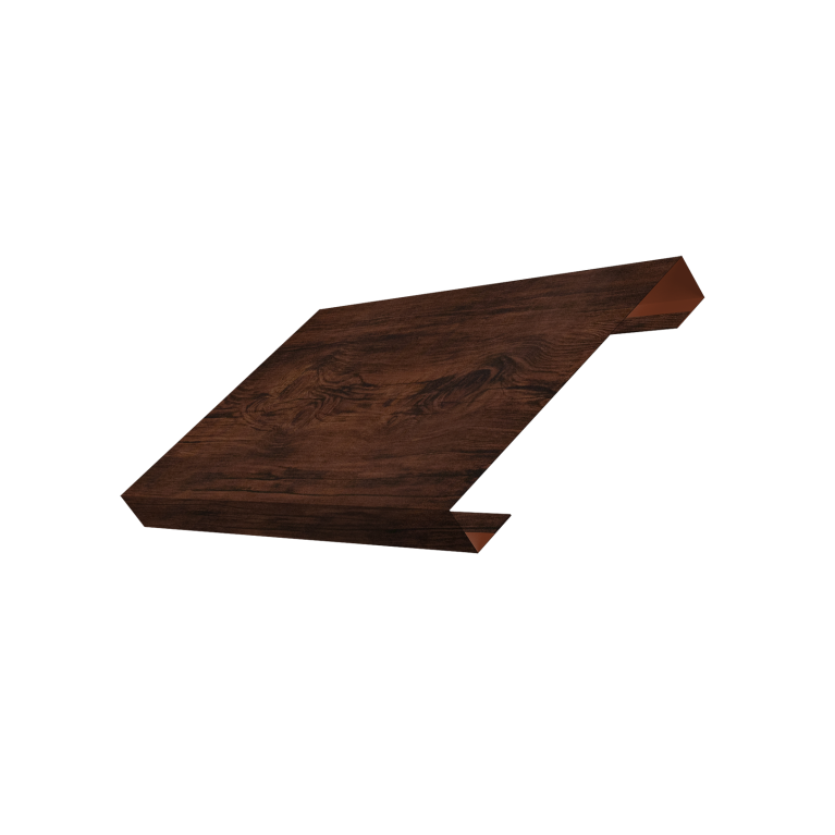 Ламель лицевая 150 забора жалюзи Texas 0,45 Print Elite Cherry Wood TwinColor