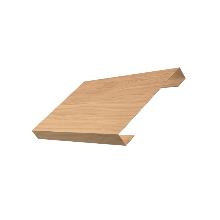 Ламель лицевая 150 забора жалюзи Texas 0,45 Print Elite Honey Wood TwinColor