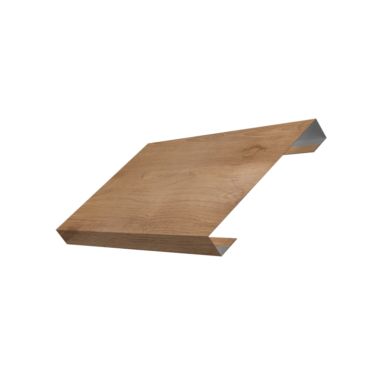 Ламель лицевая 150 забора жалюзи Texas 0,45 Print Premium Pine Wood Fresh