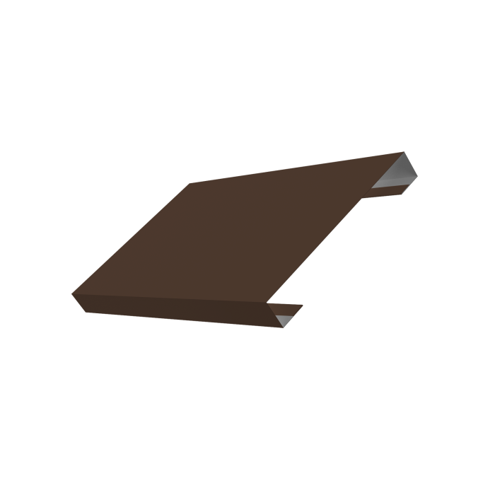 Ламель лицевая 150 забора жалюзи Texas 0,5 Drap RAL 8017 шоколад