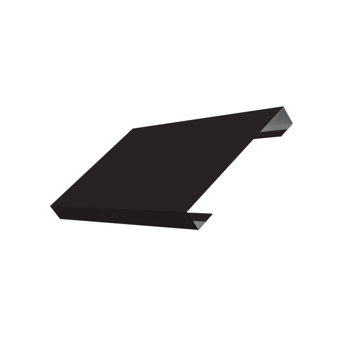 Ламель лицевая 150 забора жалюзи Texas 0,5 Satin RAL 9005 черный