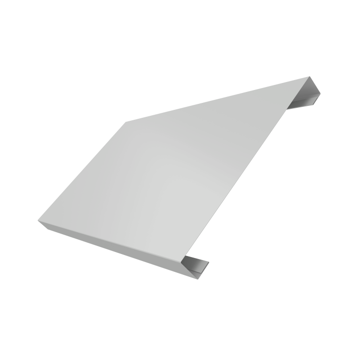 Ламель лицевая 200 забора жалюзи Texas 0,45 Drap TX RAL 7047 телегрей 4