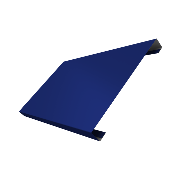 Ламель лицевая 200 забора жалюзи Texas 0,45 PE RAL 5002 ультрамариново-синий