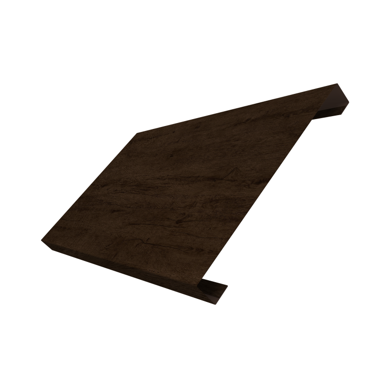 Ламель лицевая 200 забора жалюзи Texas 0,45 Print Elite Antique Wood TwinColor