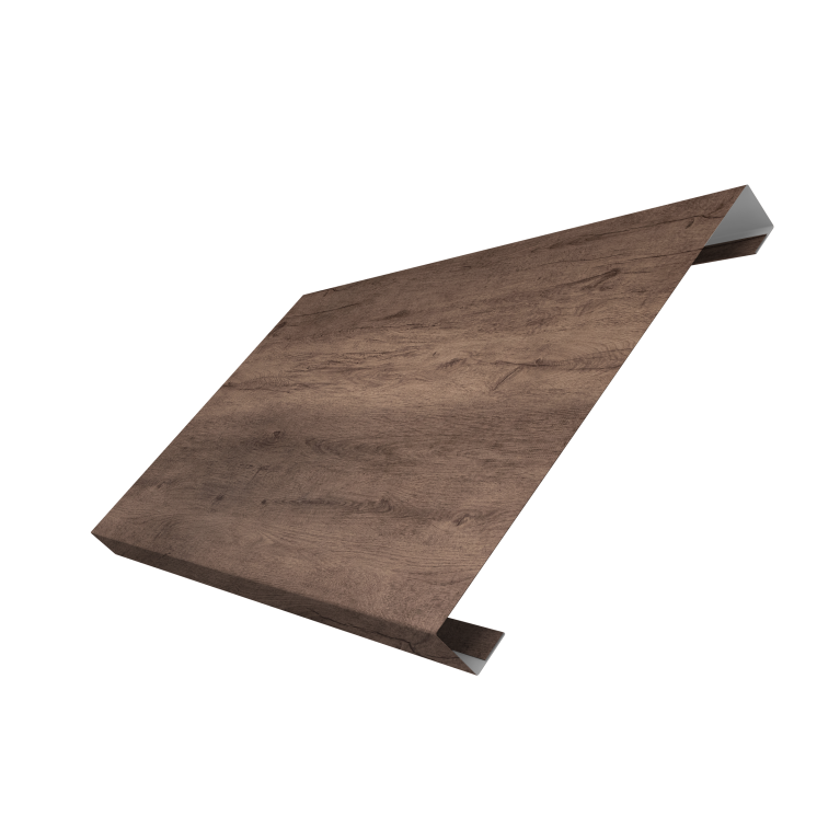 Ламель лицевая 200 забора жалюзи Texas 0,45 Print Premium Almond Wood Fresh