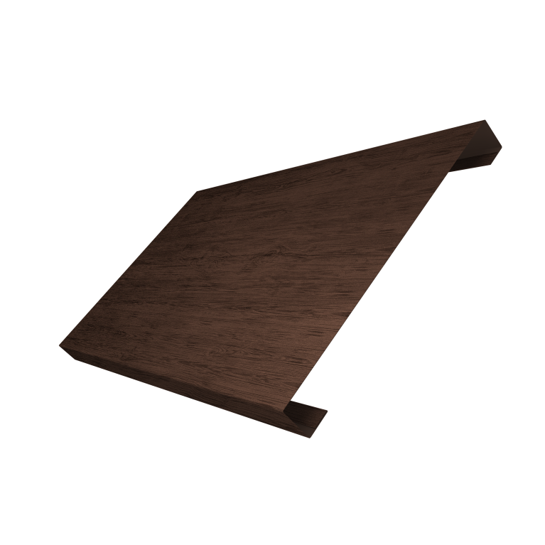 Ламель лицевая 200 забора жалюзи Texas 0,45 Print Premium Antique Wood TwinColor