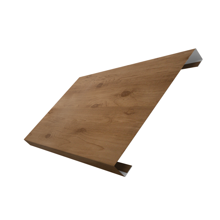 Ламель лицевая 200 забора жалюзи Texas 0,45 Print Premium Pine Wood Fresh