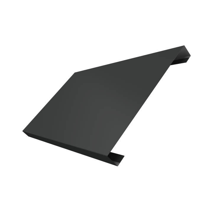 Ламель лицевая 200 забора жалюзи Texas 0,5 Satin Matt TX RAL 7016 антрацитово-серый