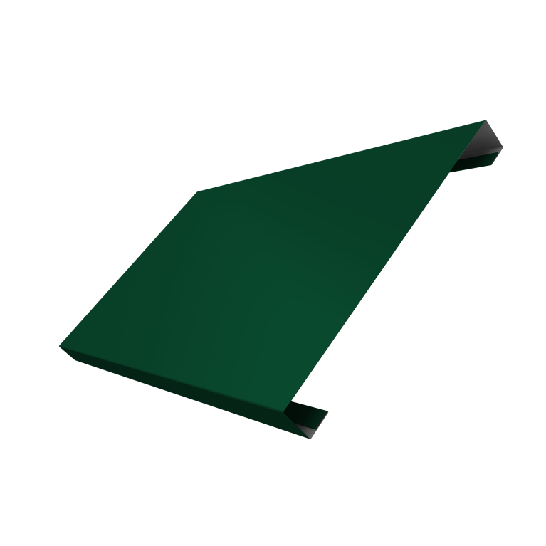 Ламель лицевая 200 забора жалюзи Texas 0,5 Satin RAL 6005 зеленый мох