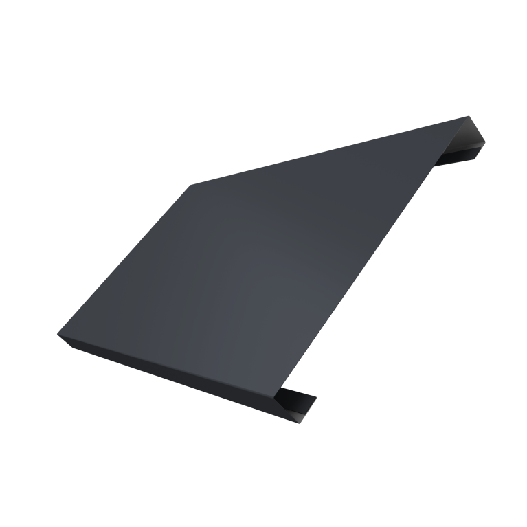 Ламель лицевая 200 забора жалюзи Texas 0,5 Satin RAL 7024 мокрый асфальт