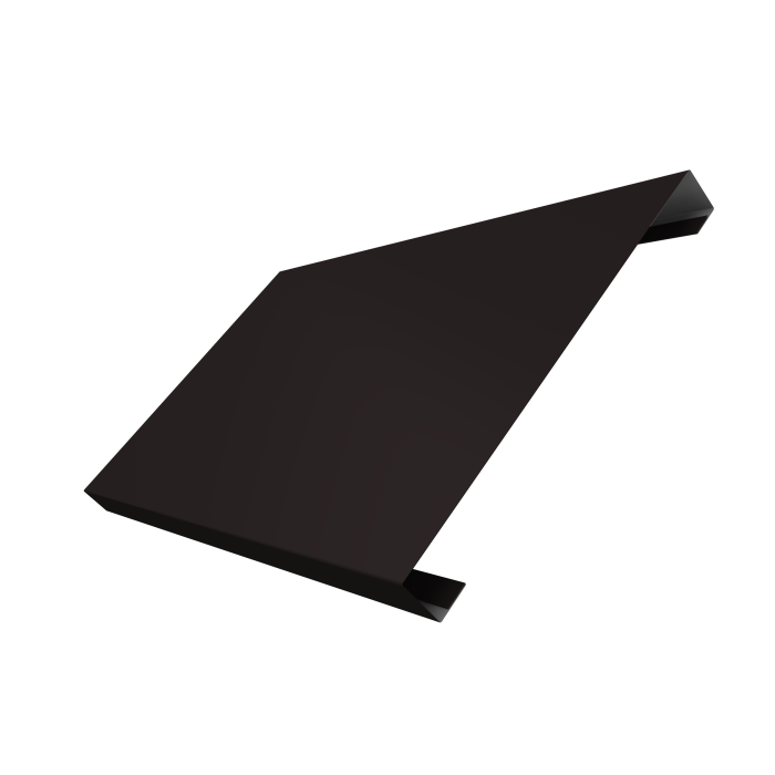 Ламель лицевая 200 забора жалюзи Texas 0,5 Satin RAL 9005 черный