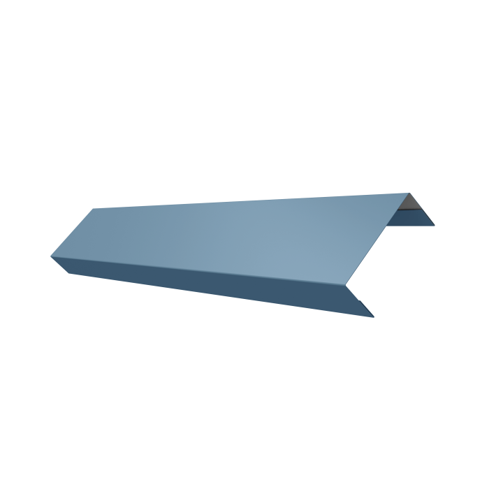 Ламель лицевая 50 забора жалюзи Texas 0,45 Drap TX RAL 5024 пастельно-синий