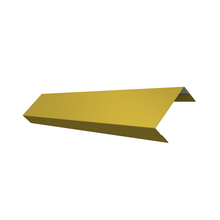 Ламель лицевая 50 забора жалюзи Texas 0,45 PE RAL 1018 цинково-желтый