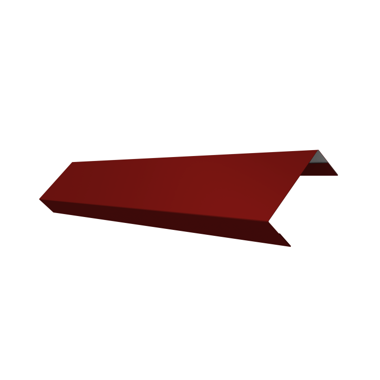 Ламель лицевая 50 забора жалюзи Texas 0,45 PE RAL 3011 коричнево-красный