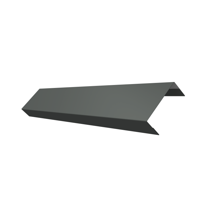 Ламель лицевая 50 забора жалюзи Texas 0,45 PE RAL 7005 мышино-серый