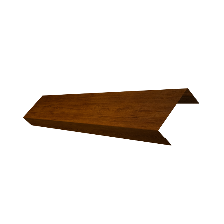 Ламель лицевая 50 забора жалюзи Texas 0,45 Print-Double Premium Golden Wood Intense F