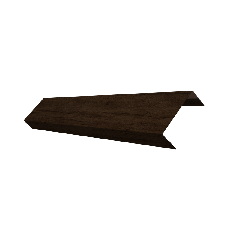 Ламель лицевая 50 забора жалюзи Texas 0,45 Print Elite Antique Wood TwinColor