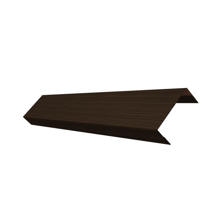 Ламель лицевая 50 забора жалюзи Texas 0,45 Print Elite Coffee Wood TwinColor