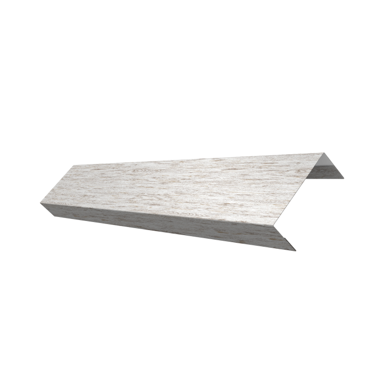 Ламель лицевая 50 забора жалюзи Texas 0,45 Print Elite Snow Wood TwinColor