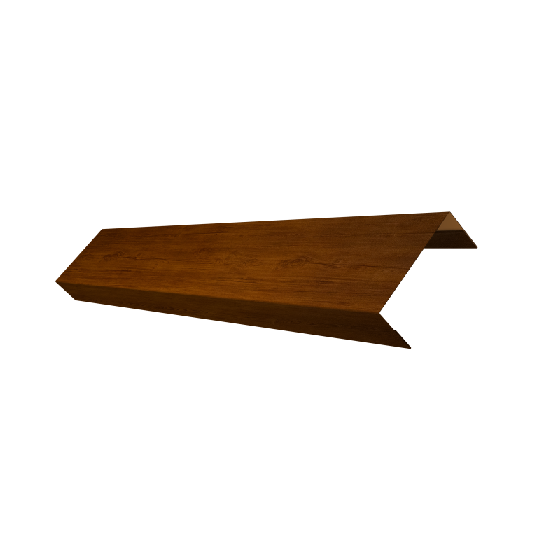 Ламель лицевая 50 забора жалюзи Texas 0,45 Print Premium Golden Wood Intense FTC