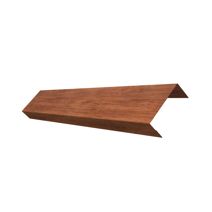 Ламель лицевая 50 забора жалюзи Texas 0,45 Print Premium Rowan Wood Intense FTC