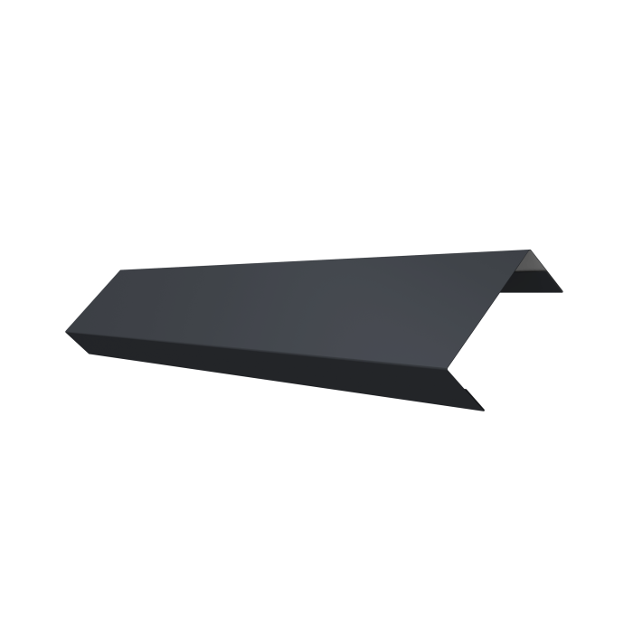 Ламель лицевая 50 забора жалюзи Texas 0,5 Drap RAL 7024 мокрый асфальт