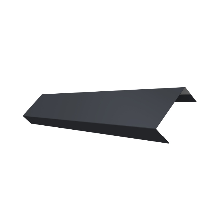 Ламель лицевая 50 забора жалюзи Texas 0,5 Rooftop Бархат RAL 7024 мокрый асфальт