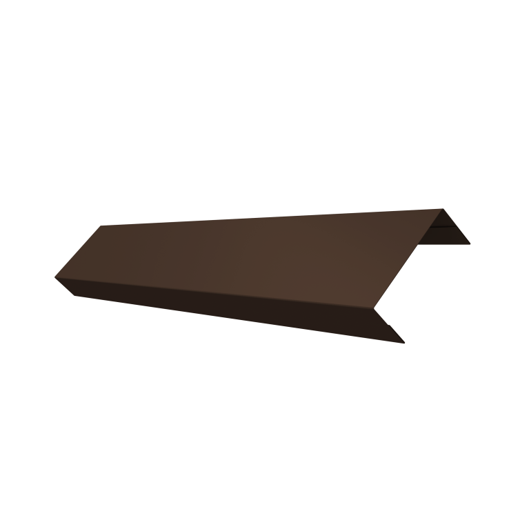 Ламель лицевая 50 забора жалюзи Texas 0,5 Velur X RAL 8017 шоколад