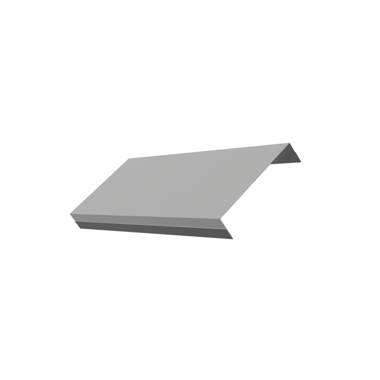 Ламель обратная 125 забора жалюзи Texas 0,45 Drap TX RAL 7047 телегрей 4