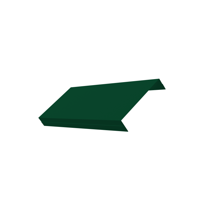 Ламель обратная 125 забора жалюзи Texas 0,45 PE-Double RAL 6005 зеленый мох