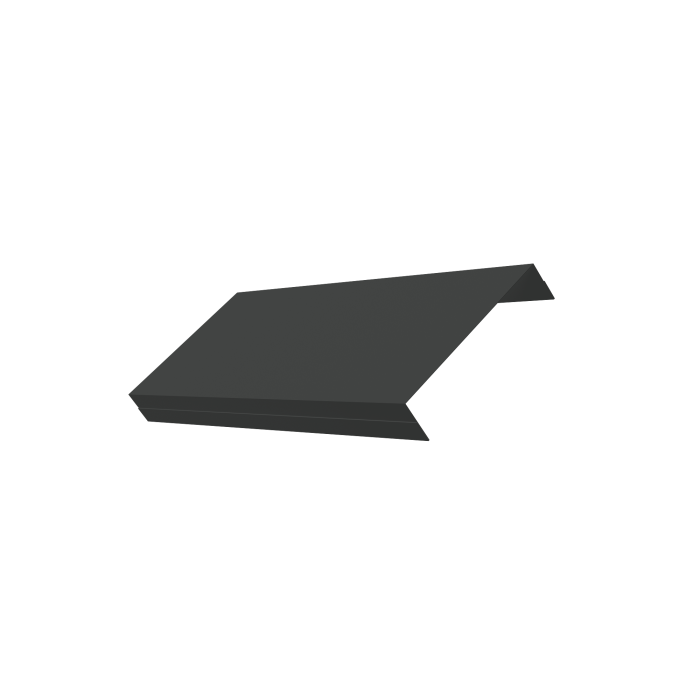 Ламель обратная 125 забора жалюзи Texas 0,45 PE-Double RAL 7016 антрацитово-серый