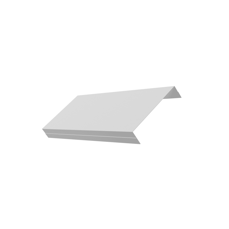 Ламель обратная 125 забора жалюзи Texas 0,45 PE-Double RAL 9003 сигнальный белый