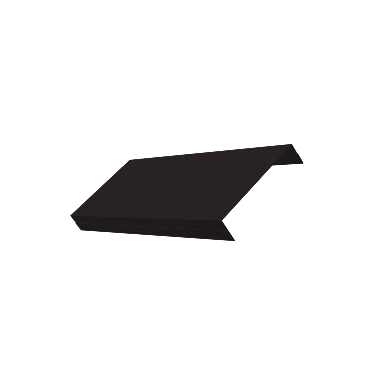 Ламель обратная 125 забора жалюзи Texas 0,45 PE-Double RAL 9005 черный