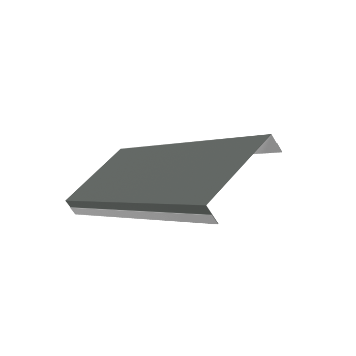 Ламель обратная 125 забора жалюзи Texas 0,45 PE RAL 7005 мышино-серый