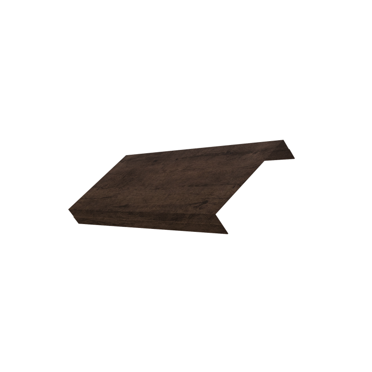 Ламель обратная 125 забора жалюзи Texas 0,45 Print-Double Premium Antique Wood