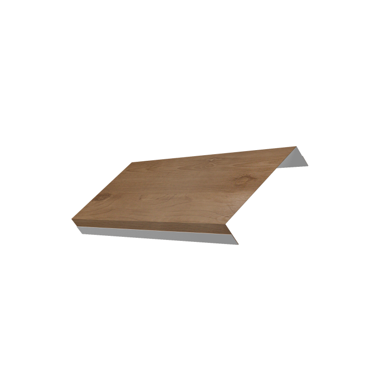 Ламель обратная 125 забора жалюзи Texas 0,45 Print Premium Pine Wood Fresh