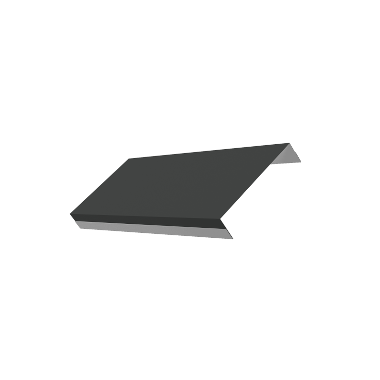 Ламель обратная 125 забора жалюзи Texas 0,5 Drap RAL 7016 антрацитово-серый