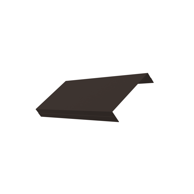 Ламель обратная 125 забора жалюзи Texas 0,5 Velur X RR 32 темно-коричневый