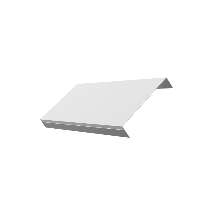 Ламель обратная 150 забора жалюзи Texas 0,45 Drap TX RAL 9003 сигнальный белый