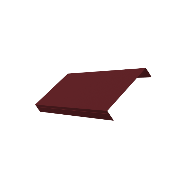 Ламель обратная 150 забора жалюзи Texas 0,45 PE-Double RAL 3005 красное вино